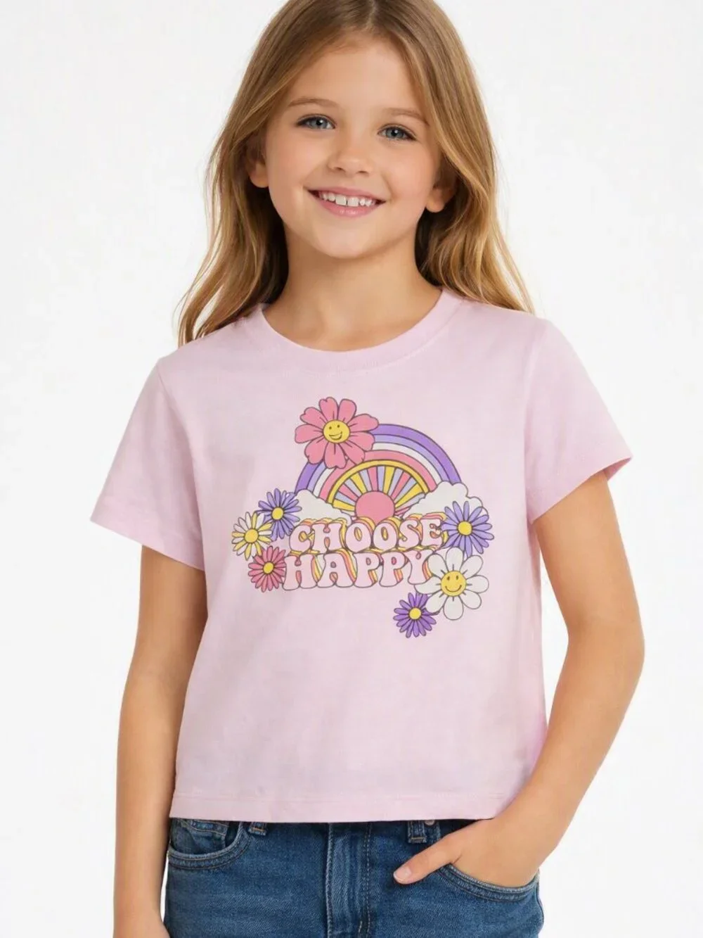 Wonder Nation Girls Pajama Top 